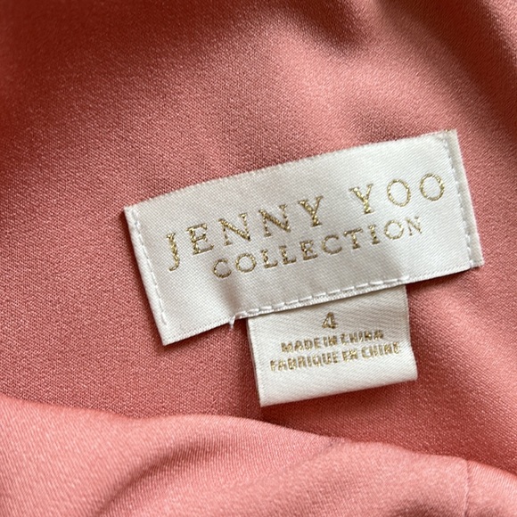 Jenny Yoo Coral Bridesmaid Dress - Picture 4 of 6